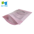 Visible Compostable Clothes Doypack Packaging Slider Zipper