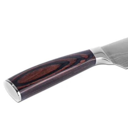 Professional Laser-Sharpened Chef Knife Set for Culinary Excellence: Stainless Steel Kitchen Cutlery