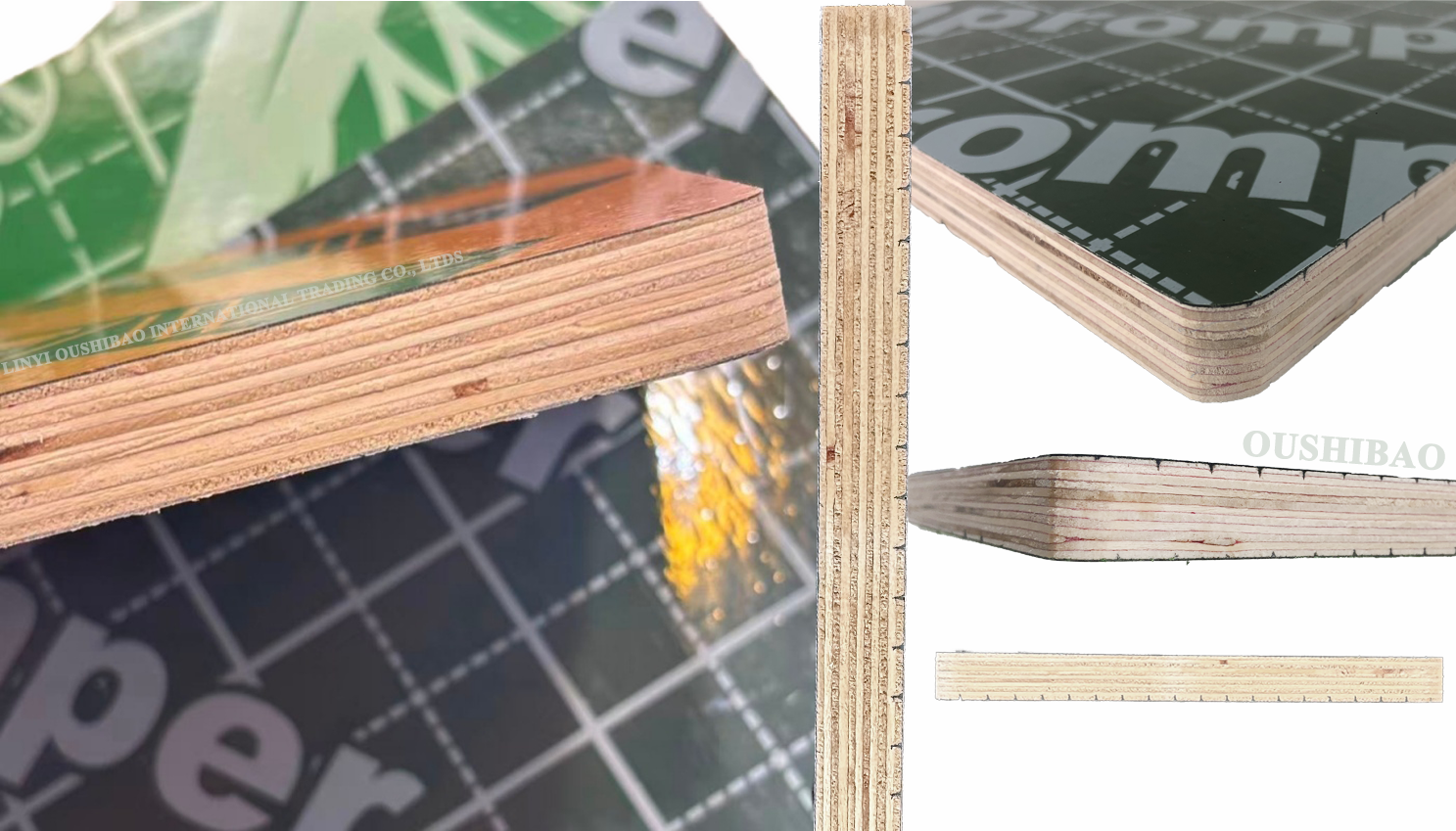 Plastic Film Faced Plywood Edge