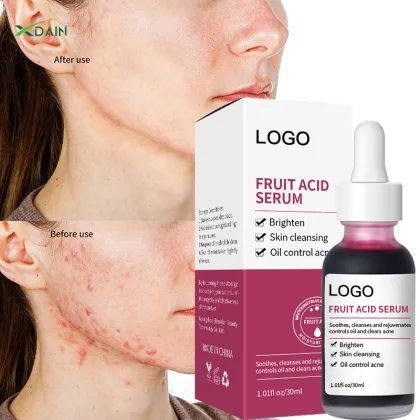 Private Label Fruit Acid Essence for Pore Shrinking and Skin Brightening