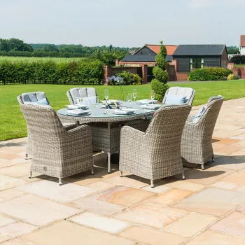 Leisure Garden: Conversation Dining Cafe with Wicker Rattan Patio Sofa Sets