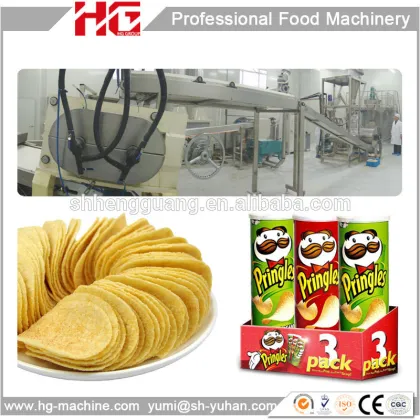 Complete set high efficient Pringles potato chips making machine