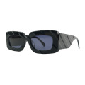 Square Acetate Sunglasses Black