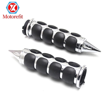 4-Ring Air Cushioned Hand Grips Rubber Grip for Harley, Honda, Kawasaki, Suzuki, Yamaha Bikes