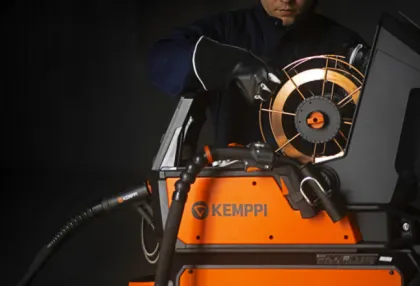 Kemppi X5 Fast MIG/MAG Welder with CNC Robot Arm for Welding Applications