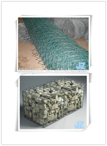 stone cage for retaining wall/stone cage wall materials/stone chain link fence