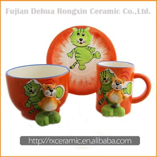 China wholesale new design birthday party porcelain tableware
