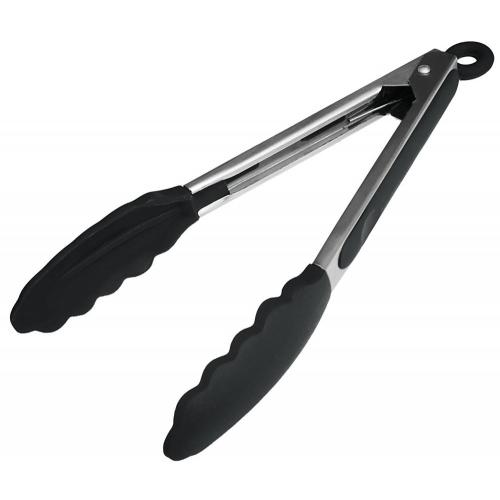 High Quality Salad Kitchen Utensils Locking Metal Tong