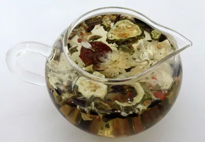 Heat-Reducing Bitter Gourd Herb Tea 8 Treasure Blended Health Tea