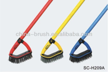 Long hsndle deck brush/wall brush/Garden tool for cleaning