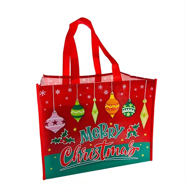 Bolsa de regalo de Navidad no tejida