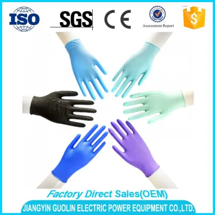 disposable safeskin latex-free powder-free purple nitrile gloves