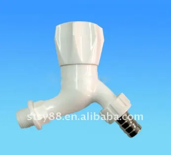 white color ABS/PVC Quarter Turn Plastic Taps/Faucet