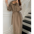 Women's Turtleneck Long Sleeve Casual Dress