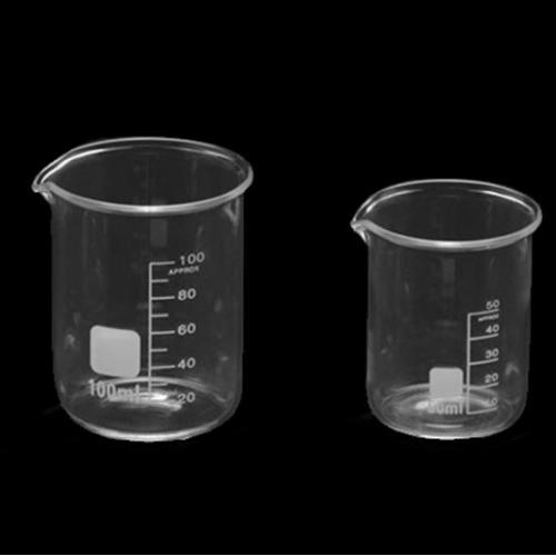 Boro3.3 Glasbecher mit niedriger Form mit Ausguss 500 ml