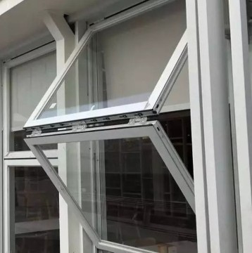 White Frame Aluminium Folding Casement Window