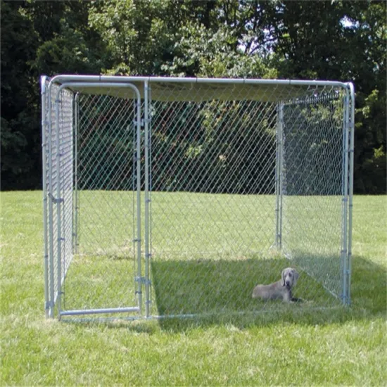 large outdoor chain link dog kennel/dog fence for sale
