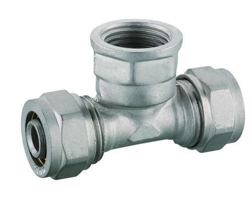 Female Tee for PEX Brass Fittings