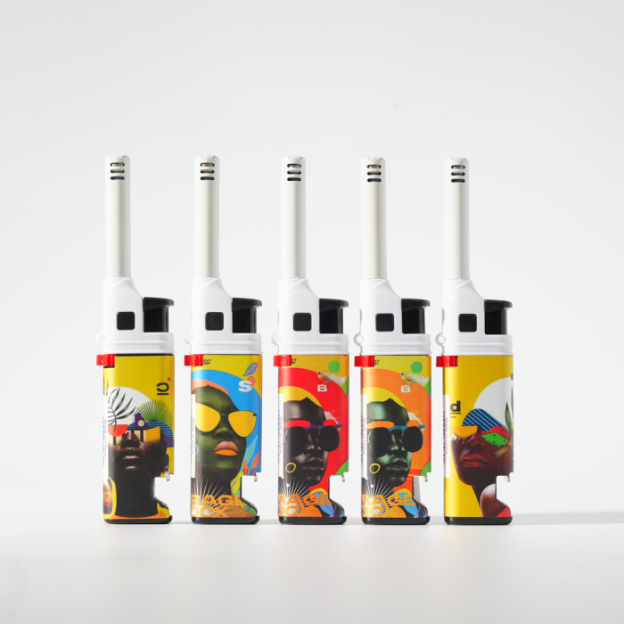 Jet Flame Fashion Candle Ligher с открытием для бутылок