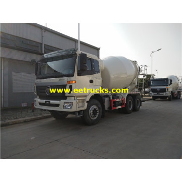 9000 liters 10 Wheel Transit Mix Concrete Trucks