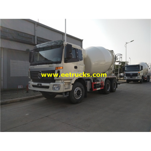 9000 liters 10 Wheel Transit Mix Concrete Trucks