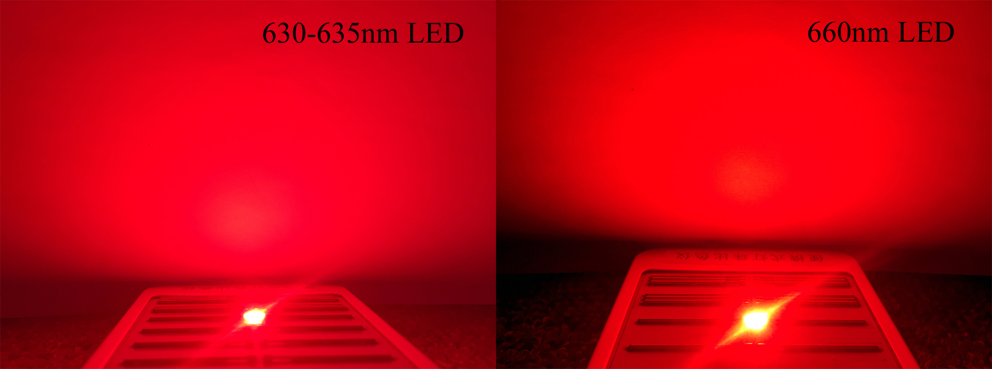 630nm VS 660nm LED 