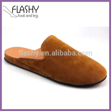 Top quality men shoes leather slippers mens sandals