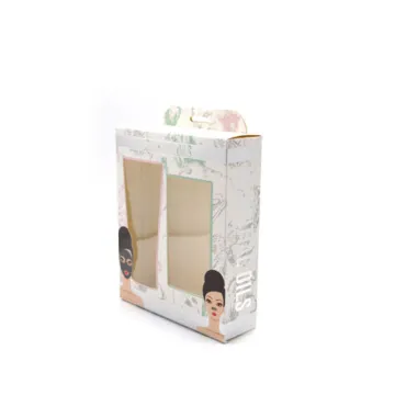 Custom Cosmetic Foldable Gift Paper Box With Window