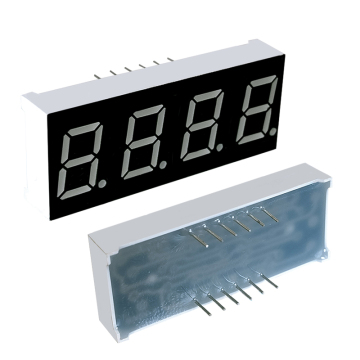 Custom 0.4-inch 4-Digit 7-Segment LED Nixie Tube Display