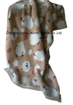 Super soft printing sherpa blanket