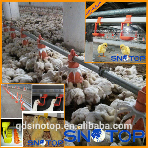 Automatic poultry farming equipment for chicken barns