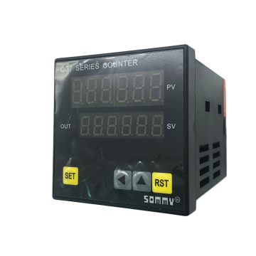 SOMMV CG7-RB60 72*72 220VAC Tek Kanallı Röle Çıkışı Çok Fonksiyonlu Sayaç