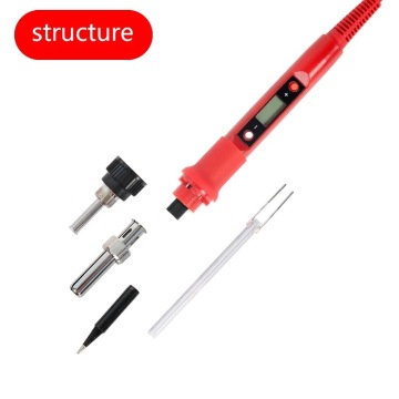 220V/110V 80W Temperature Adjustable Digital Soldering Iron Kit - Welding Repair Tools
