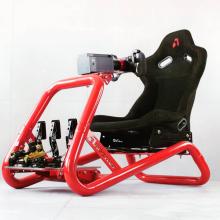 simulator bucket seat black red tube