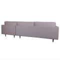 Sofa sectionnel Burrard en tissu blanc