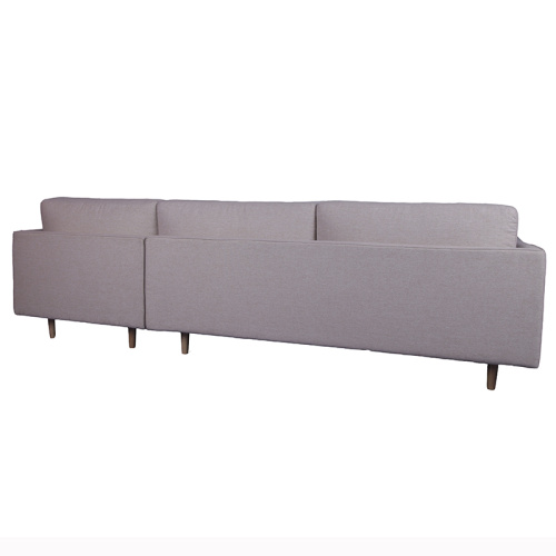 Sofa in witte stof Burrard