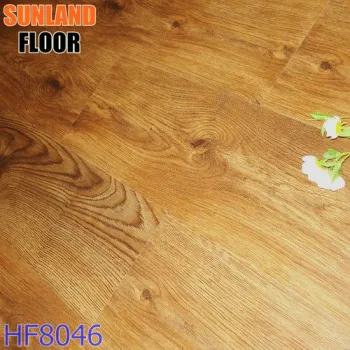 yellow color laminate flooring HF8046 flooring laminated