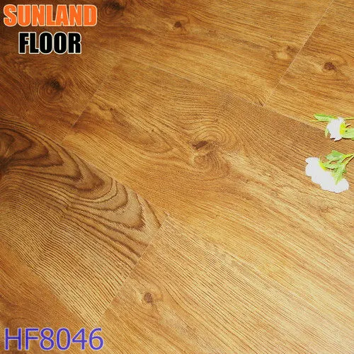yellow color laminate flooring HF8046 flooring laminated