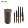 Chinese Black Stainless Steel 6pcs Knife Set