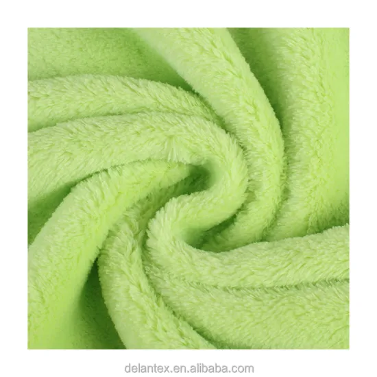 100% Polyester Solid Flannel Fleece Fabric: Ideal for Blankets and Garments