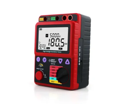 Digital Megohmmeter AR3125: 500V to 5000V Insulation Resistance Tester