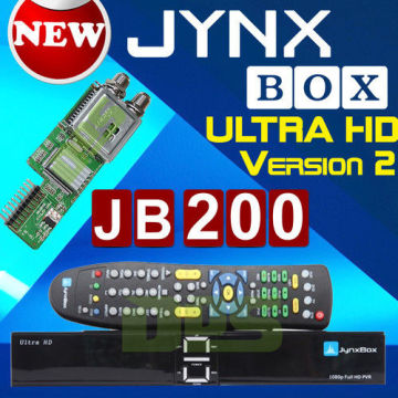New Jynxbox Ultra Hd Fta Dvb-s2 Satellite Receiver And Free New Jb200 Hd Tuner