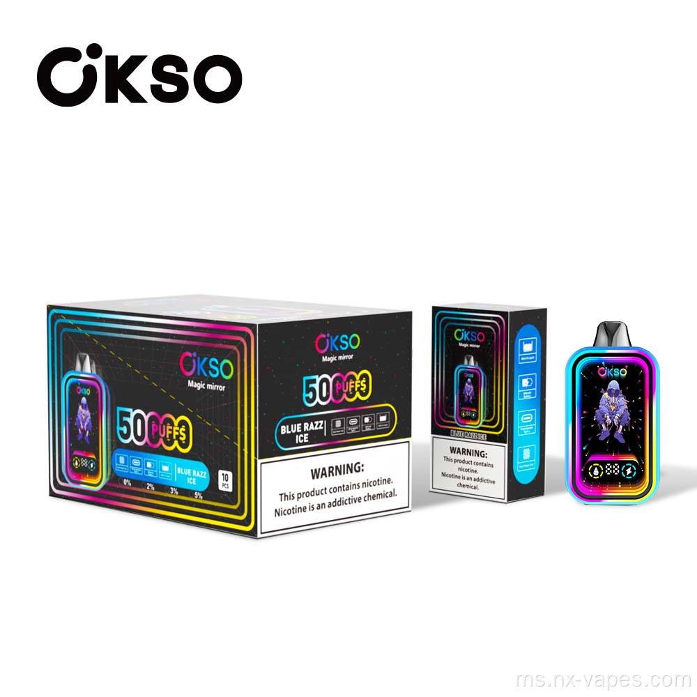 okso sihir cermin 50k vape pakai buang