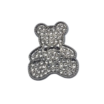 Accessoire de bijoux élégant avec boucle de chaussure en strass