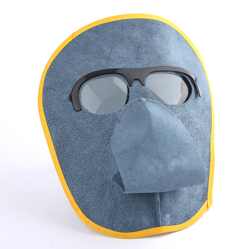 Cowhide face shield