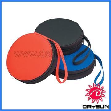Colorful eye-catching zippered CD case