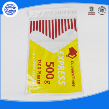 Custom Printed Silver Poly Mailer Plastic Bags with Permanent Sealing