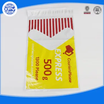 Custom Printed Silver Poly Mailer Plastic Bags With Permanent Sealing