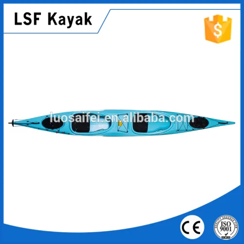 Roto Molded Plastic Kayak Tandem Kayak Ocean, High Quality Roto Molded