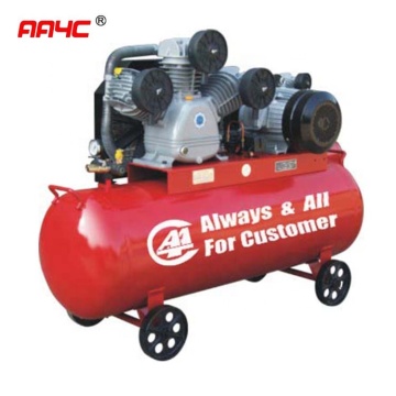 7.5KW Horizontal Piston Air Compressor with Air Storage Tank for Workshop